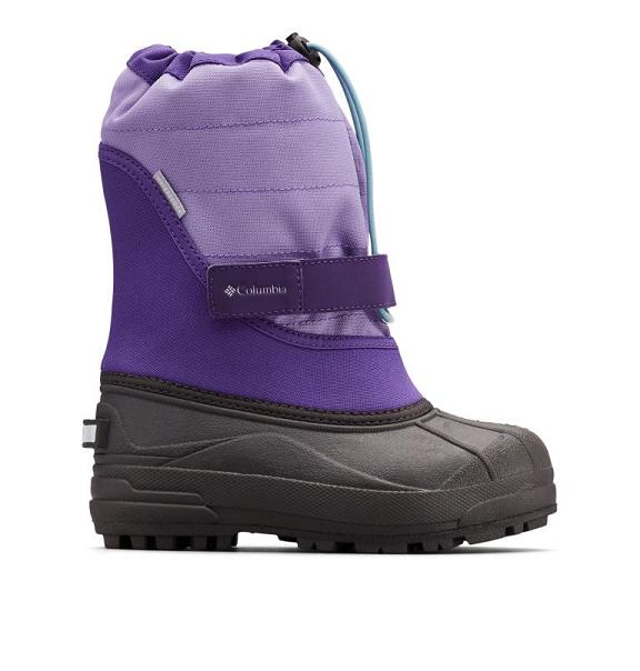 Columbia Powderbug Plus II Snow Boots Purple For Boys NZ83794 New Zealand